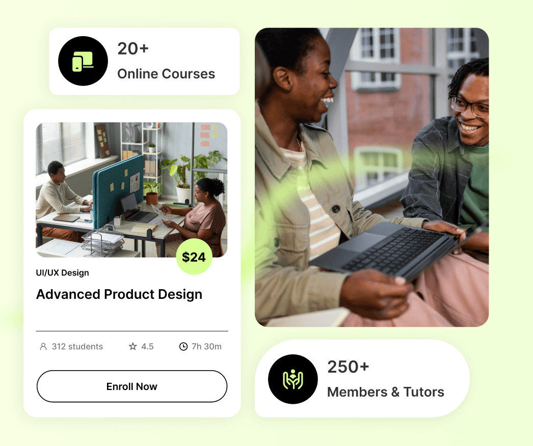 Students learning together