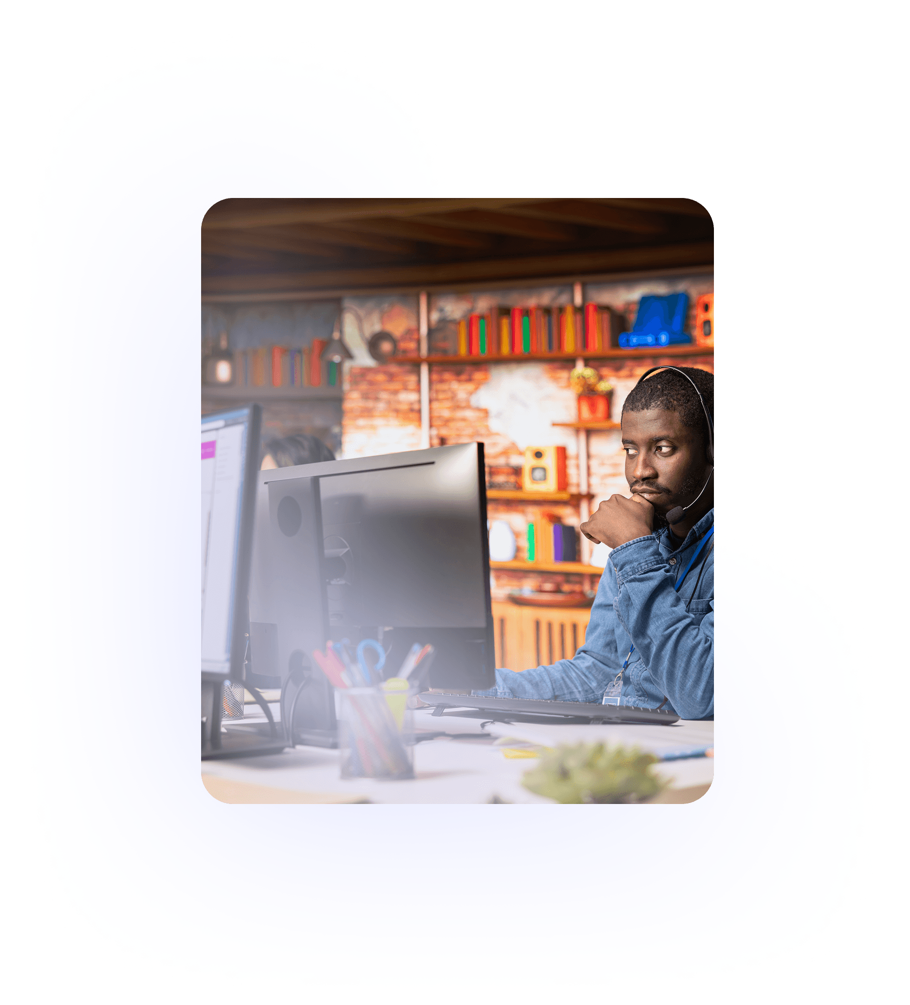 Creative professional working